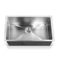 Thumbnail for Cefito 70cm x 45cm Stainless Steel Kitchen Sink Under/Top/Flush Mount Silver