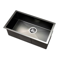 Thumbnail for Cefito 30cm x 45cm Stainless Steel Kitchen Sink Under/Top/Flush Mount Black