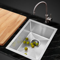 Thumbnail for Cefito 34cm x 44cm Stainless Steel Kitchen Sink Under/Top/Flush Mount Silver