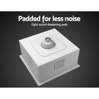 Thumbnail for Cefito 36cm x 36cm Stainless Steel Kitchen Sink Under/Top/Flush Mount Silver
