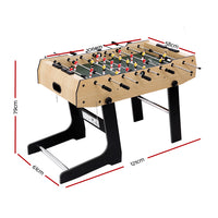 Thumbnail for 4FT Foldable Soccer Table Tables Balls Foosball Football Game Home Party Gift