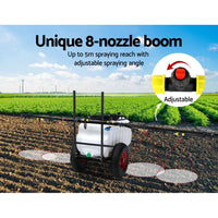 Thumbnail for Giantz 100L ATV Weed Sprayer 5M Boom Trailer Spot Spray Tank Farm Pump