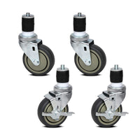 Thumbnail for Cefito Set of 4  Swivel Castor Wheels