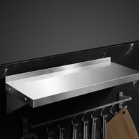 Thumbnail for Cefito 900mm Stainless Steel Wall Shelf Kitchen Shelves Rack Mounted Display Shelving