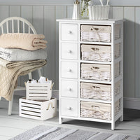 Thumbnail for Artiss 5 Chest of Drawers with 5 Baskets - MAY