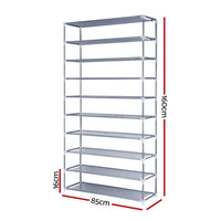 Thumbnail for 10 Tier Stackable Shoe Rack