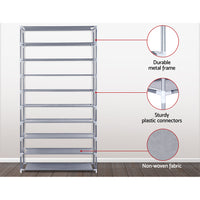 Thumbnail for 10 Tier Stackable Shoe Rack