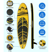 Thumbnail for 10ft Inflatable Kayak-Stand Up Paddle Board-Surfboard-Weisshorn