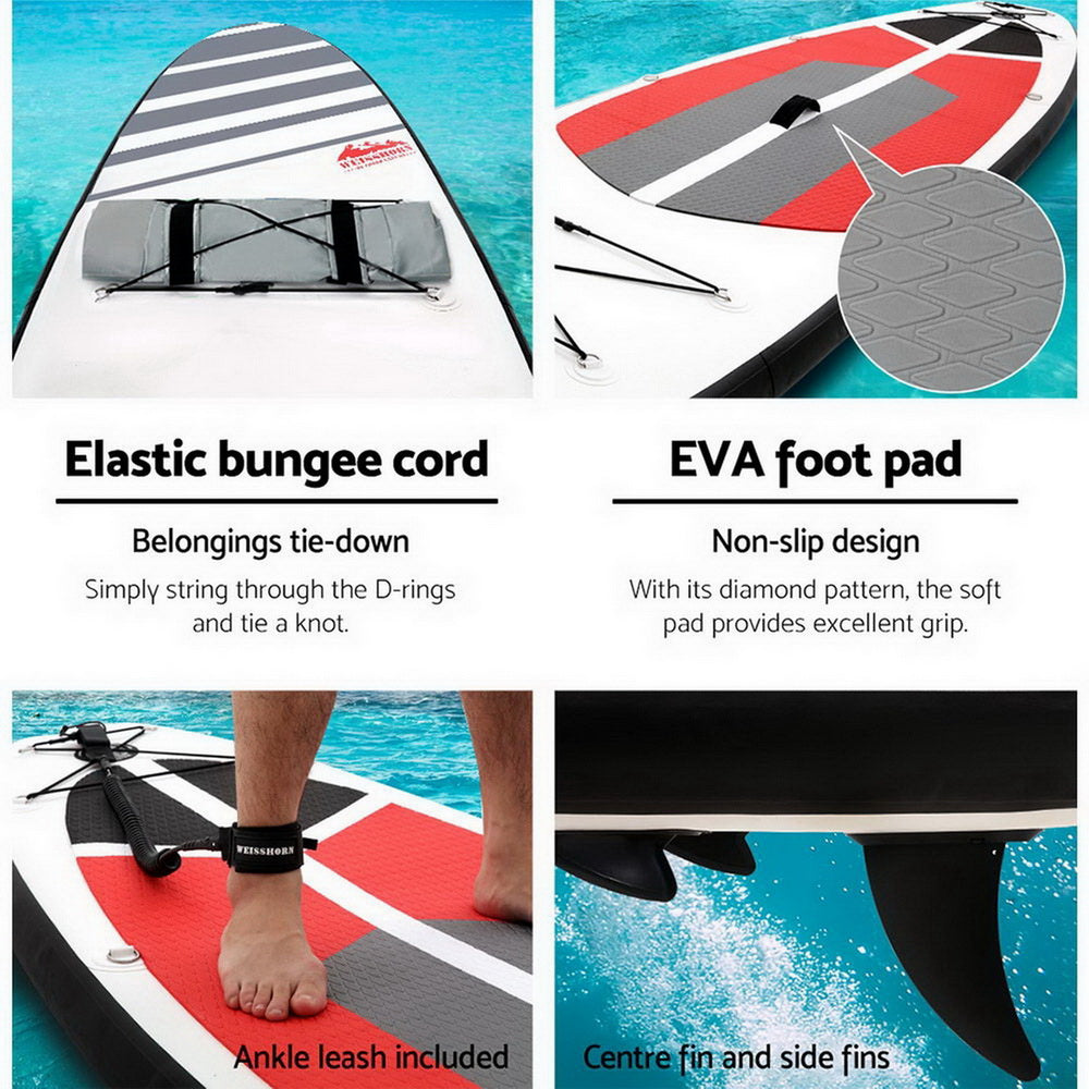 11ft Inflatable Kayak-Stand Up Paddle Board-Surfboard-Weisshorn