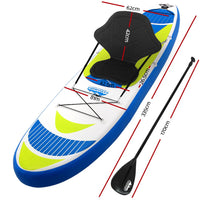 Thumbnail for Weisshorn Stand Up Paddle Boards 11ft Inflatable SUP Surfboard Paddleboard Kayak