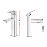 Thumbnail for Cefito Basin Mixer Tap Faucet Silver