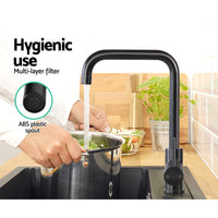 Thumbnail for Cefito Mixer Kitchen Faucet Tap Swivel Spout WELS Black