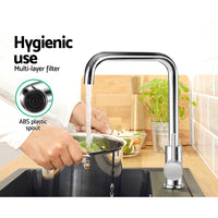 Thumbnail for Cefito Mixer Kitchen Faucet Tap Swivel Spout WELS Silver