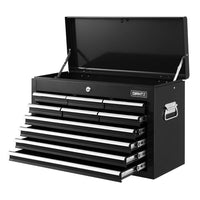 Thumbnail for Giantz 10-Drawer Tool Box Chest Cabinet Garage Storage Toolbox Black