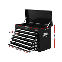 Thumbnail for Giantz 10-Drawer Tool Box Chest Cabinet Garage Storage Toolbox Black