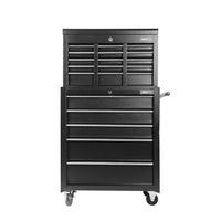 Thumbnail for Giantz 14 Drawers Toolbox Chest Cabinet Mechanic Trolley Garage Tool Storage Box