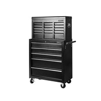 Thumbnail for Giantz 14 Drawers Toolbox Chest Cabinet Mechanic Trolley Garage Tool Storage Box