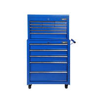 Thumbnail for Giantz 14 Drawers Toolbox Chest Cabinet Mechanic Trolley Garage Tool Storage Box