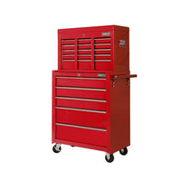 Thumbnail for Giantz 14 Drawers Toolbox Chest Cabinet Mechanic Trolley Garage Tool Storage Box