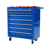 Thumbnail for Giantz Tool Chest and Trolley Box Cabinet 7 Drawers Cart Garage Storage Blue