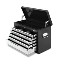 Thumbnail for Giantz 9 Drawer Mechanic Tool Box Cabinet Storage - Black & Grey