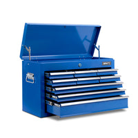 Thumbnail for Giantz 9 Drawer Mechanic Tool Box Cabinet Storage - Blue