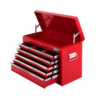 Thumbnail for Giantz 9 Drawer Mechanic Tool Box Cabinet Storage - Red