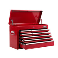 Thumbnail for Giantz 9 Drawer Mechanic Tool Box Cabinet Storage - Red