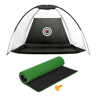 Thumbnail for Everfit Golf Practice Net And Training Mat Set Cage Training Aid Hitting Mat