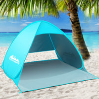 Thumbnail for Weisshorn Pop Up Beach Tent Camping Hiking 3 Person Sun Shade Fishing Shelter