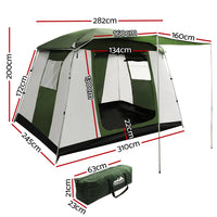 Thumbnail for Weisshorn Camping Tent 6 Person Tents Family Hiking Dome