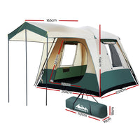 Thumbnail for Weisshorn Instant Up Camping Tent 4 Person Pop up Tents Family Hiking Dome Camp