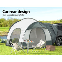 Thumbnail for Weisshorn Camping Tent Car SUV Rear Extension Canopy Portable Outdoor Family 4WD