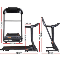 Thumbnail for Everfit Electric Treadmill Incline Home Gym Exercise Machine Fitness 400mm