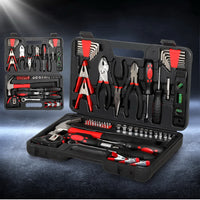 Thumbnail for Giantz 70pcs Tool Kit Set Box Household Toolbox Repair Hard Case Black