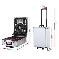 Thumbnail for 786pcs Tool Kit Trolley Case Mechanics Box Toolbox Portable DIY Set SL