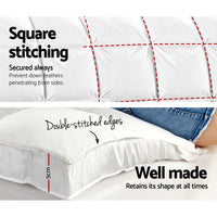 Thumbnail for Giselle Double Mattress Topper Pillowtop 1000GSM Microfibre Filling Protector