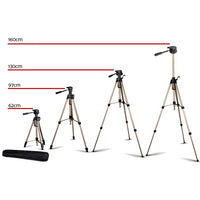 Thumbnail for Weifeng Professional Camera Tripod Monopod Stand DSLR Pan Head Mount Flexible