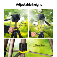 Thumbnail for Weifeng Professional Camera Tripod Monopod Stand DSLR Pan Head Mount Flexible