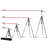 Thumbnail for Weifeng Professional Camera Tripod Monopod Stand DSLR Pan Head Mount Flexible