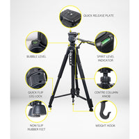 Thumbnail for Weifeng Professional Camera Tripod Monopod Stand DSLR Pan Head Mount Flexible