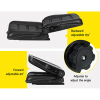 Thumbnail for Giantz Adjustable Tractor Seat Forklift Excavator Truck Universal Backrest Chair