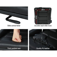 Thumbnail for Giantz Adjustable Tractor Seat Forklift Excavator Truck Universal Backrest Chair