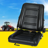 Thumbnail for Giantz Adjustable Tractor Seat Forklift Excavator Truck Universal Backrest Chair