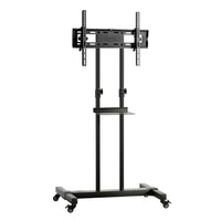 Thumbnail for Artiss Steel Mobile TV Stand Cart Height-adjust up to 65