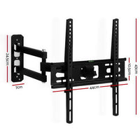 Thumbnail for Artiss TV Wall Mount Bracket Tilt Swivel Full Motion Flat Slim LED LCD 23 inch to 55 inch