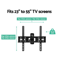 Thumbnail for Artiss TV Wall Mount Bracket Tilt Swivel Full Motion Flat Slim LED LCD 23 inch to 55 inch