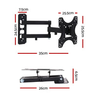 Thumbnail for Artiss TV Wall Mount Bracket Tilt Swivel Full Motion 32 37 42 Inch Plasma Screen LCD