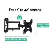 Thumbnail for Artiss TV Wall Mount Bracket Tilt Swivel Full Motion 32 37 42 Inch Plasma Screen LCD