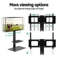 Thumbnail for Artiss Floor TV Stand with Bracket Shelf Mount